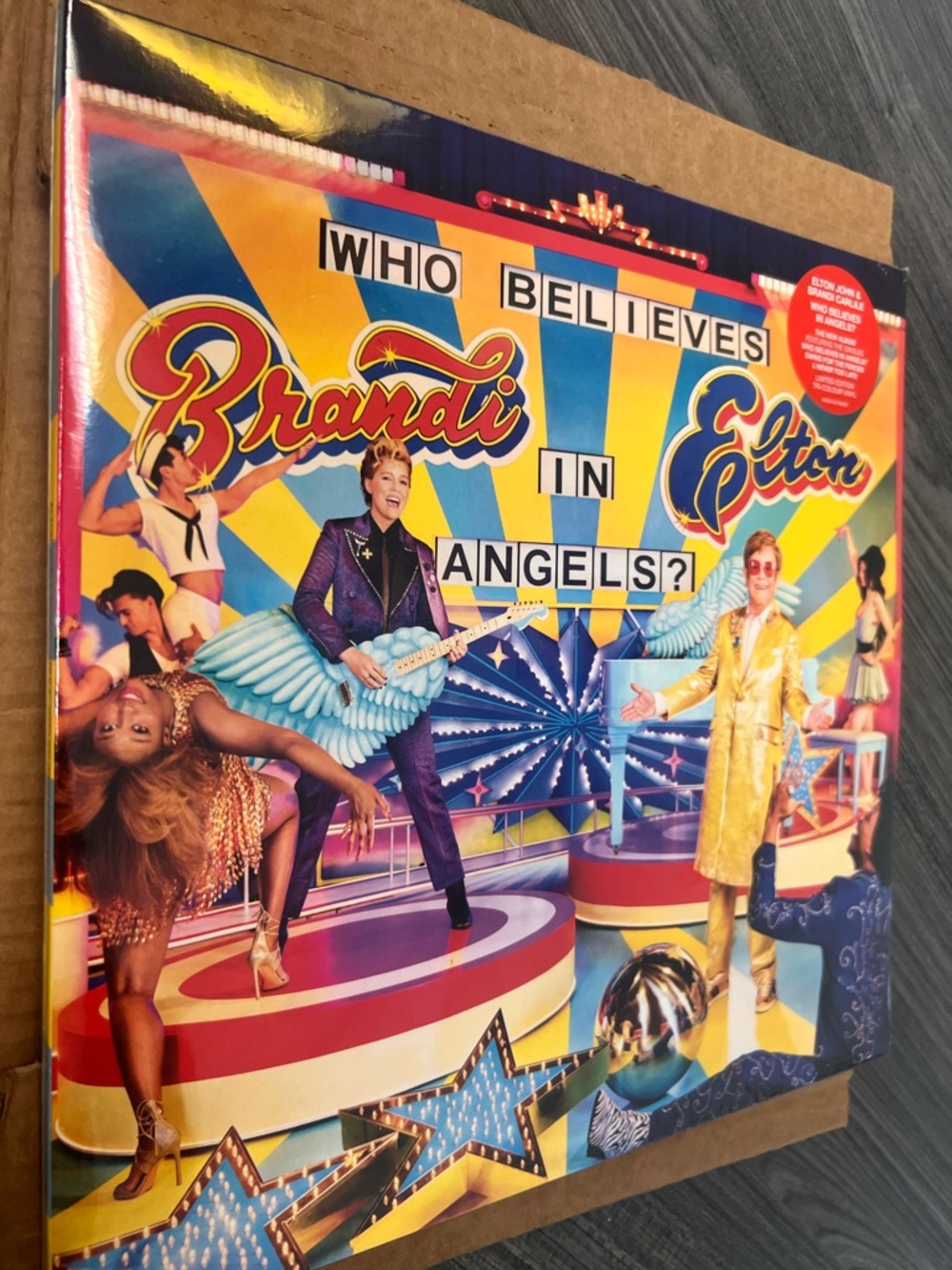 Brandi Carlile & Elton John - Who Believes In Angels? Limited Edition Tri-Color